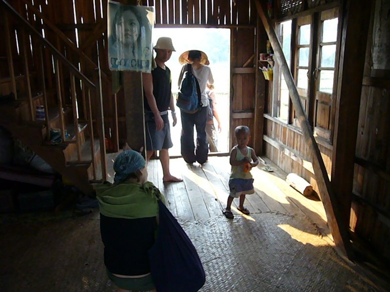 Travel - Myanmar - Inle Lake - Second Boat Trip - The Drivers Village - Drivers Family House and Fields